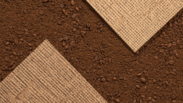 Coffee ground bioplastics