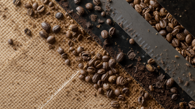 Coffee ground bioplastics