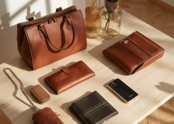 Mushroom-leather-products-made-from-mycelium-showing-bags-wallets-accessories-and-fashion-items-crafted-from-sustainable-vegan-leather-alternative