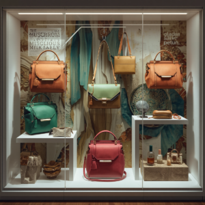 Mushroom leather products made from mycelium, showing bags, wallets, accessories and fashion items crafted from sustainable vegan leather alternative (3)