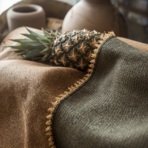 Piñatex sustainable leather alternative material made from pineapple leaf fibers,
