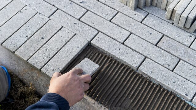 Biolith biocement tile grown by Biomason using microorganisms, a zero-carbon alternative to traditional concrete and ceramics.