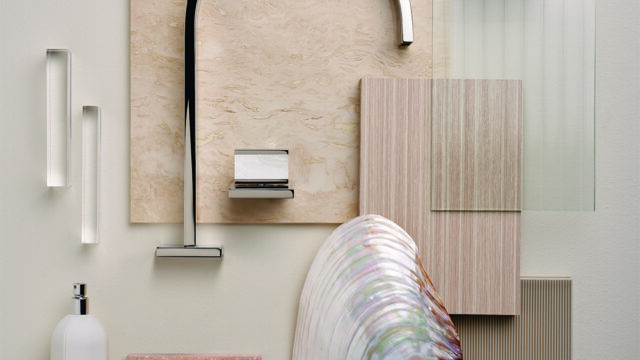 Luxury architectural tiles and wall surfaces made from upcycled biowaste and eggshells by Nature Squared.