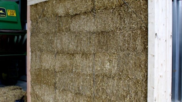 ModCell prefabricated straw bale walls