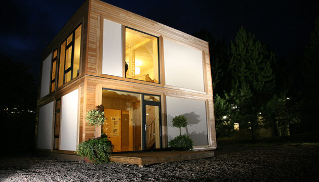 ModCell prefabricated straw bale walls